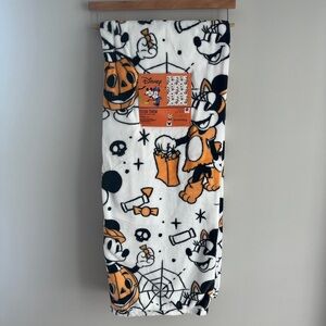 New Disney Mickey Minnie Mouse Halloween Throw Blanket Pumpkin Web Cat Costume